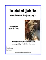 In dulci jubilo (In Sweet Rejoicing) P.O.D. cover